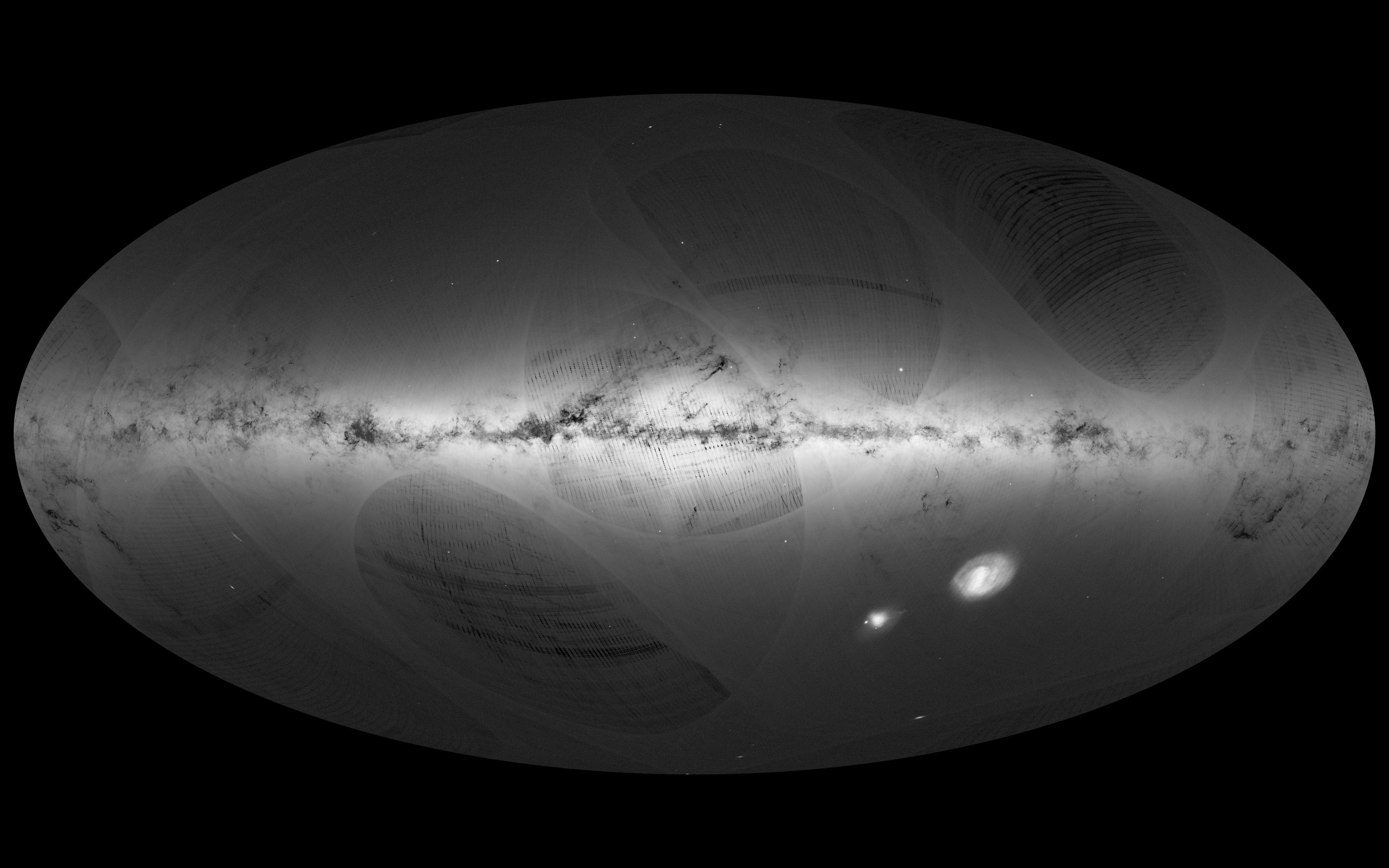Gaia Milky Way Map - HD Wallpaper 