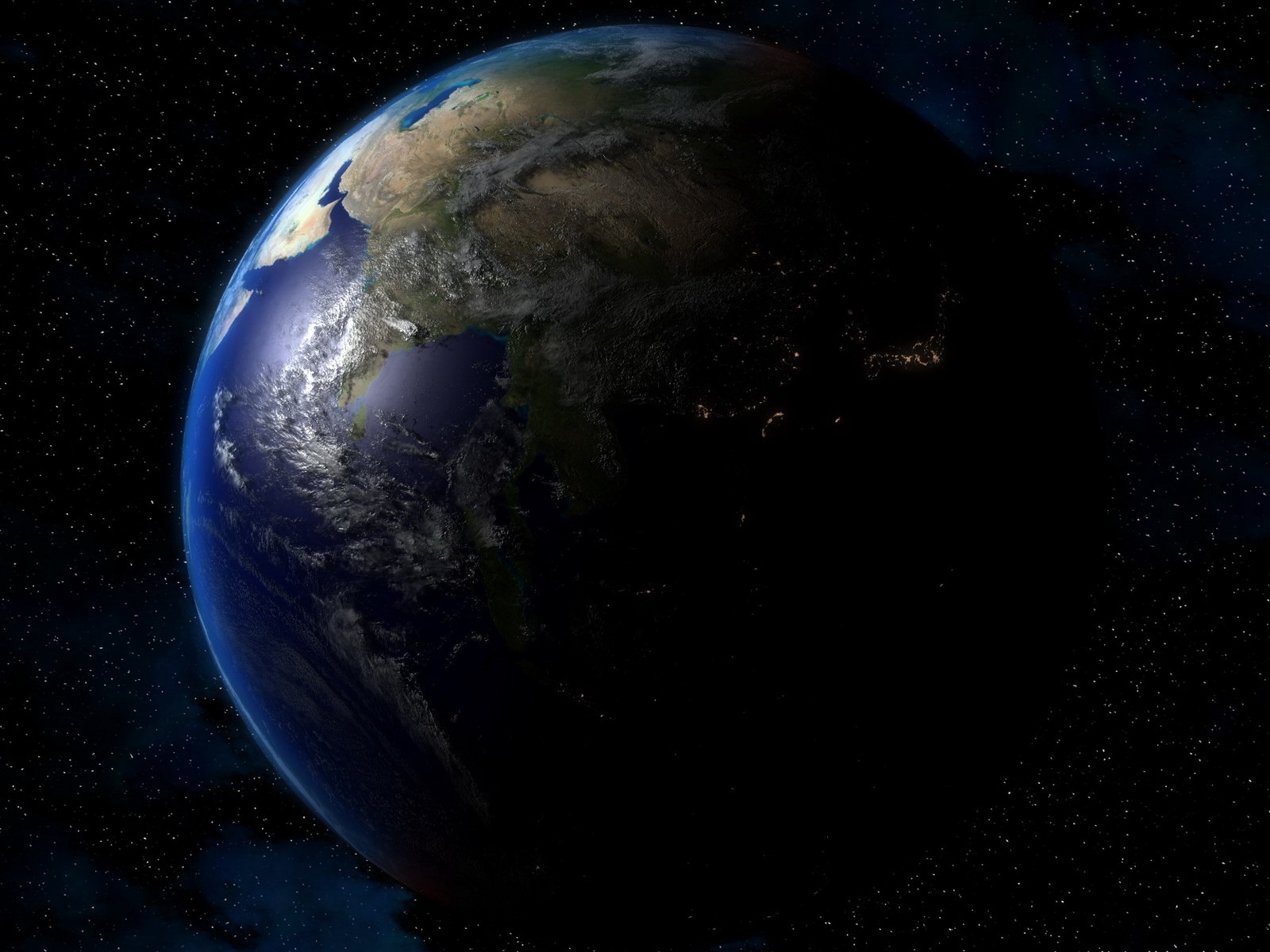 Wallpaper Earth, Planet, Day, Night - 3d Wallpaper Earth Campfire - HD Wallpaper 