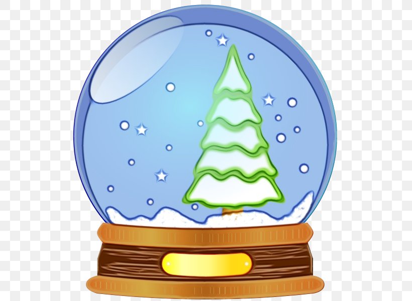 Christmas Snow Globe, Png, 600x600px, Watercolor, Christmas - Christmas Snow Globe Cartoon - HD Wallpaper 
