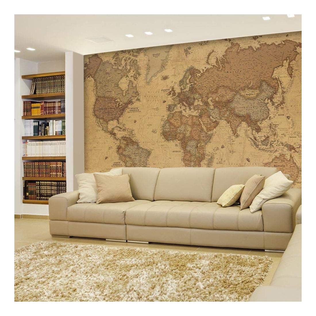 Wall Decor Stickers World Map - HD Wallpaper 