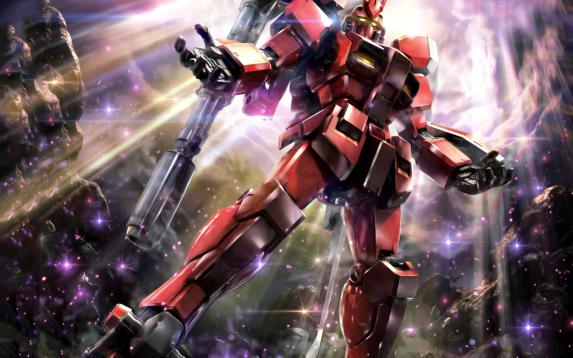 Mobile Suit Gundam, Ortega, Red Robot, Gundam, Characters, - Gundam Red Warrior Mg - HD Wallpaper 