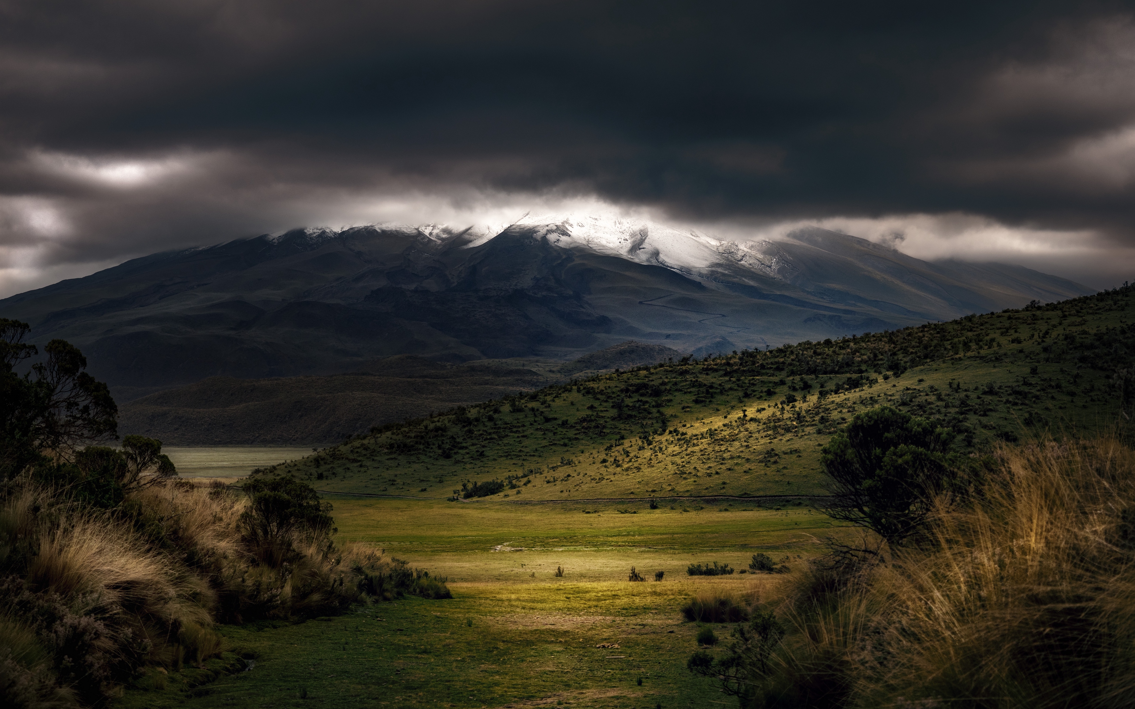 Wallpaper Mountains, Fog, Clouds, Top, Grass, Landscape - Gerard W Hughes Quotes - HD Wallpaper 