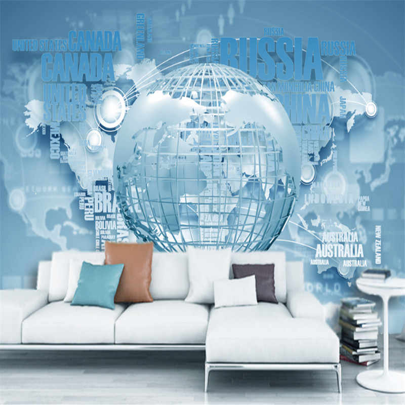 Wallpapers Youmancustom Modern 3d Non-woven Mural 3d - Background Wallpaper Design Business - HD Wallpaper 