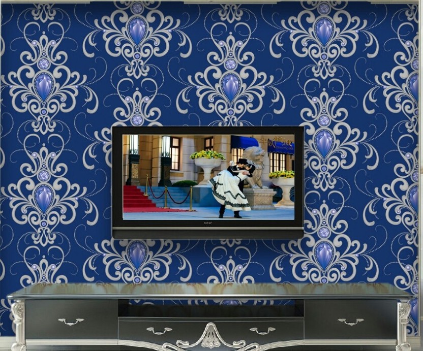 Modern Wallpaper Designs For Living Room Wall - HD Wallpaper 