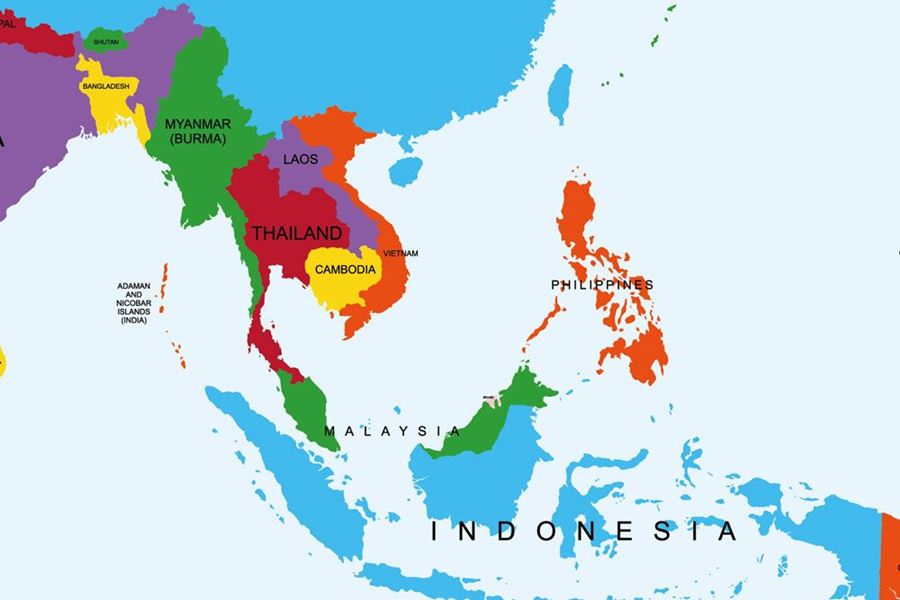 Southeast Asia Countries - HD Wallpaper 