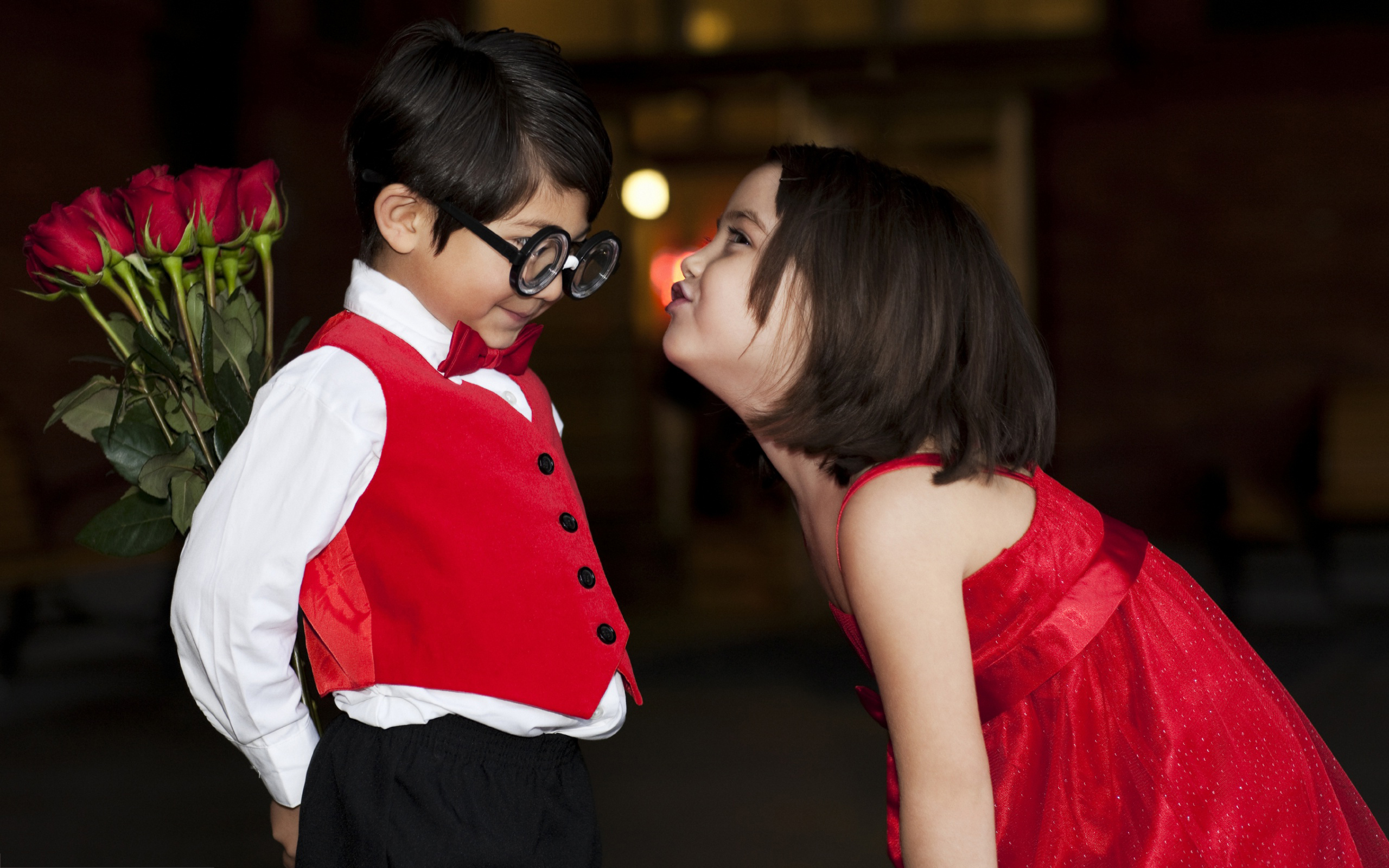 Cute Happy Rose Day - HD Wallpaper 