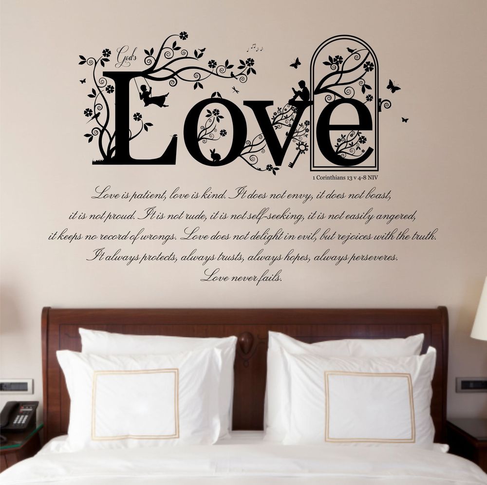 Ebay Uk 3d Wallpaper - 1 Corinzi 13 4 8 Inglese - HD Wallpaper 