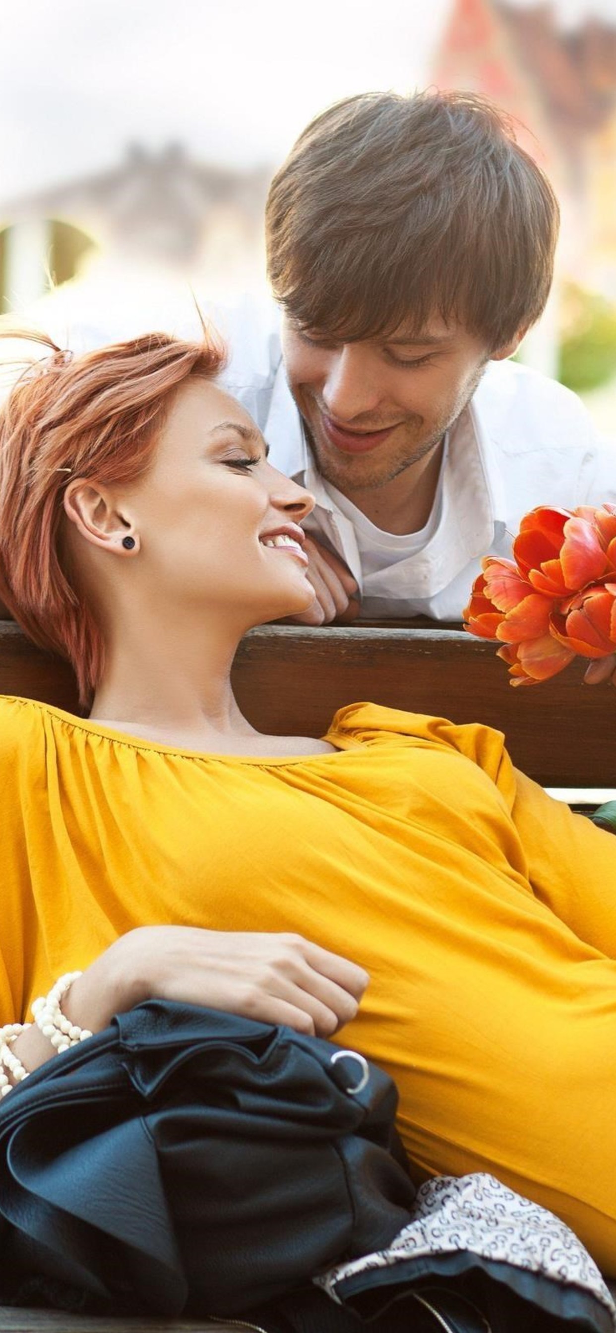 Beautiful Happy Couple Hd - HD Wallpaper 