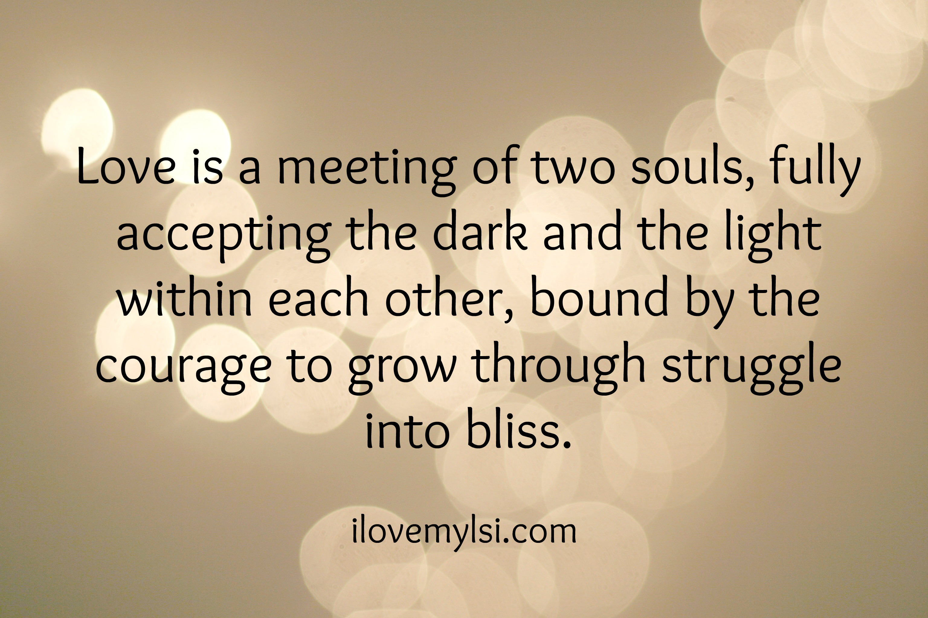 Love Is Meeting Of Two Souls - HD Wallpaper 