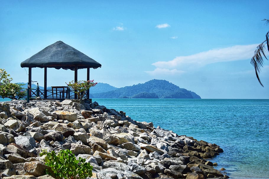 Sea, Water, Blue, Peace, Sky, Langkawi, Beautiful, - Langkawi - HD Wallpaper 