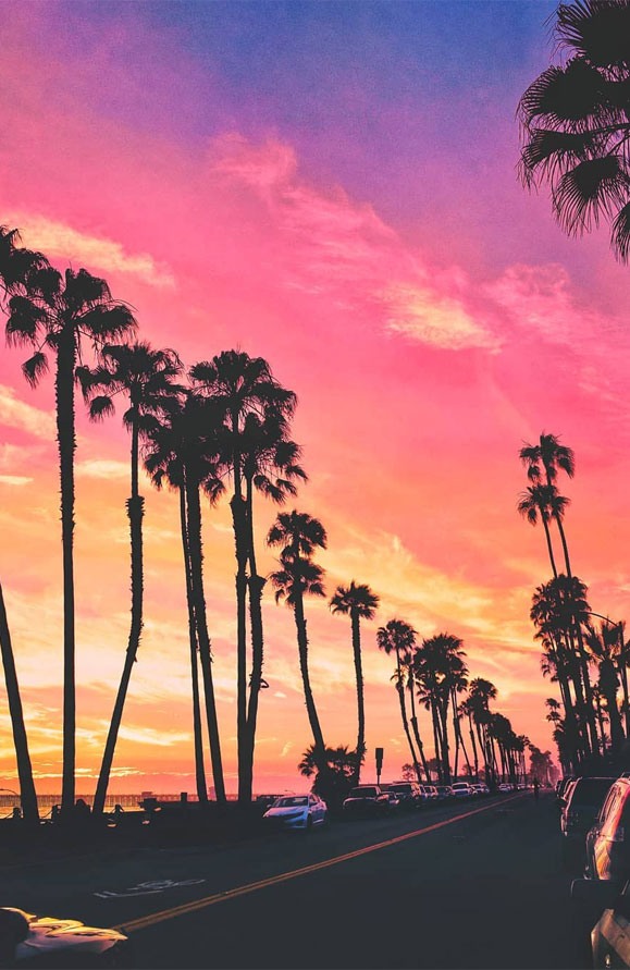 7 Beautiful And Romantic Sunset Iphone Wallpapers, - California Wallpaper Iphone - HD Wallpaper 