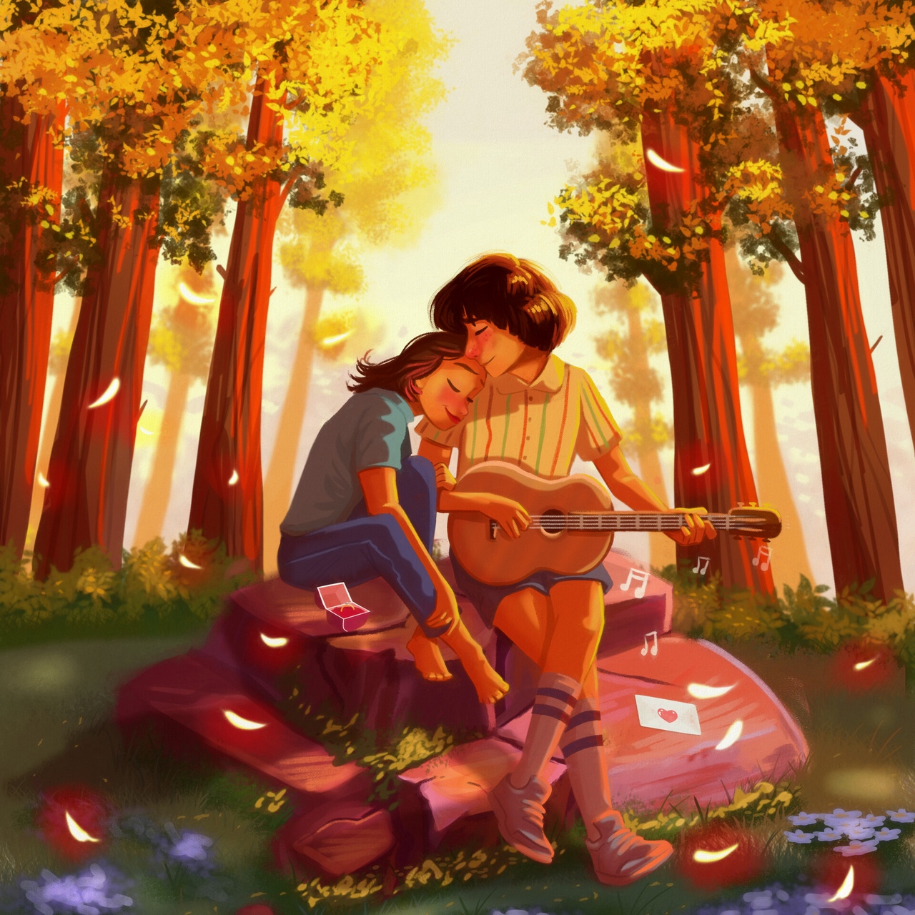 Wallpaper Couple, Romance, Love, Art, Hugs, Guitar - Love Couple With Guitar - 1280x1280 Wallpaper Wallpaper Couple, Romance, Love, Art, Hugs, Guitar - Love Couple With Guitar - 1280x1280 Wallpaper