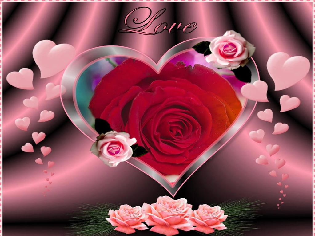 Beautiful Love Wallpaper - Beautiful Heart Wallpapers Download - 1024x768  Wallpaper 