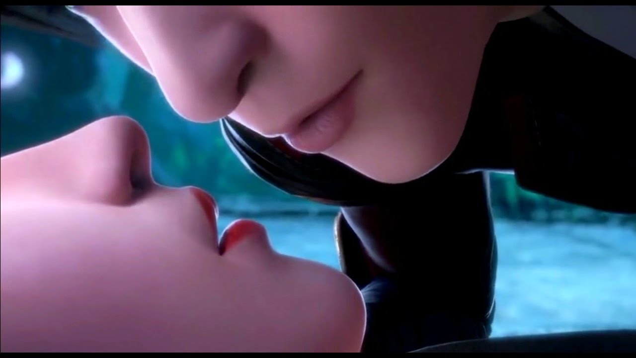Romantic Animated Love Couple - HD Wallpaper 