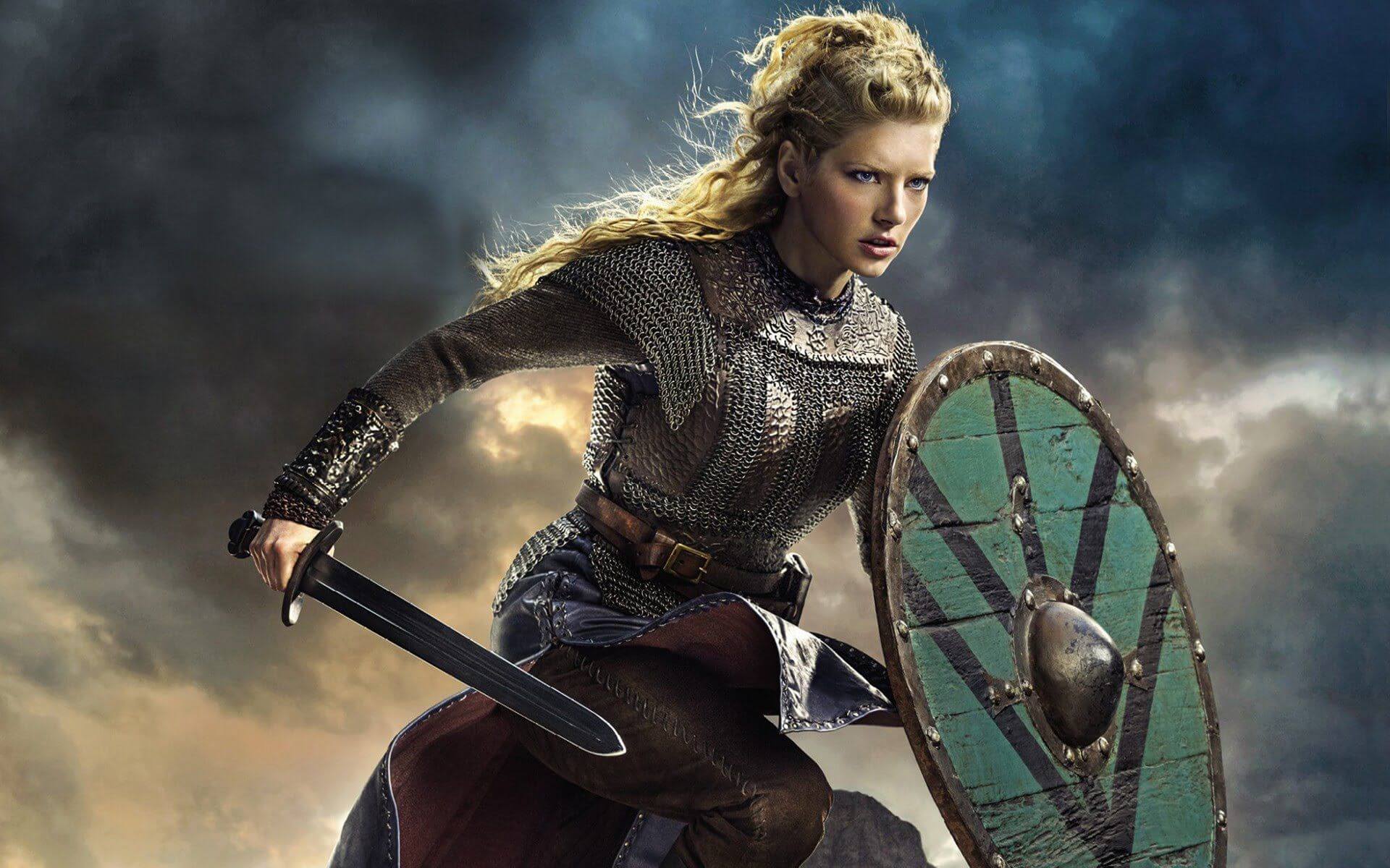 Shield - Vikings Lagertha - HD Wallpaper 