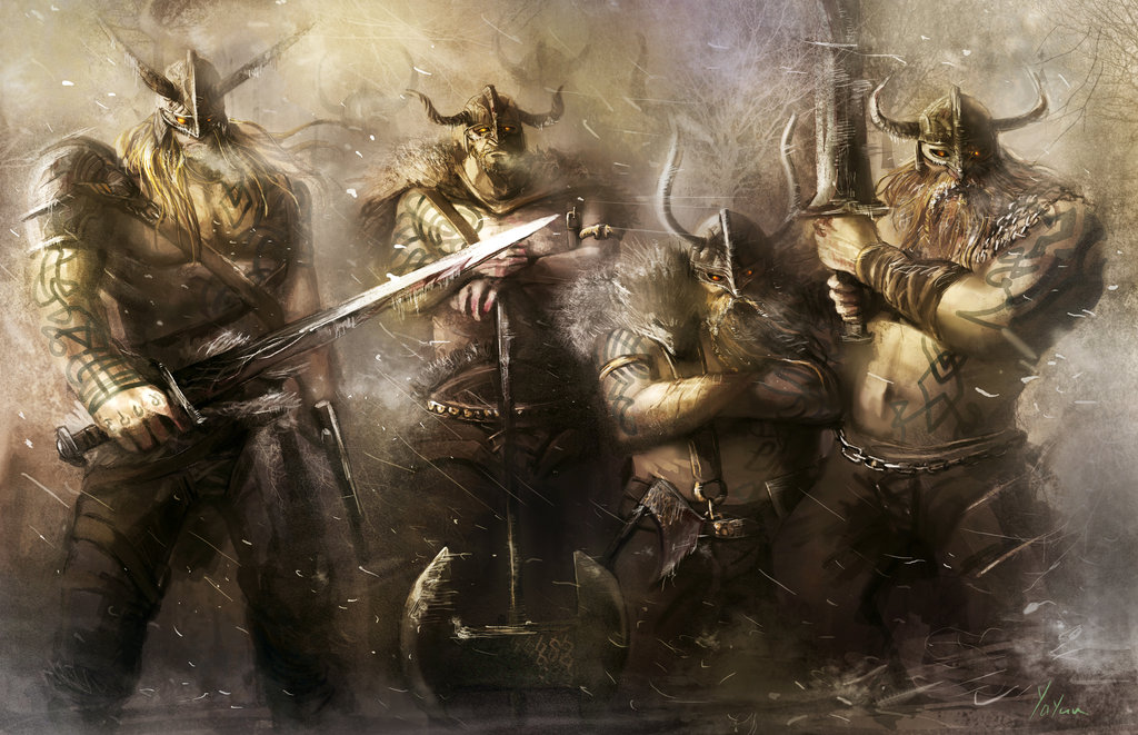 Warriors Of Viking By Ya Yun-d64zoba - Warriors Vikings - HD Wallpaper 