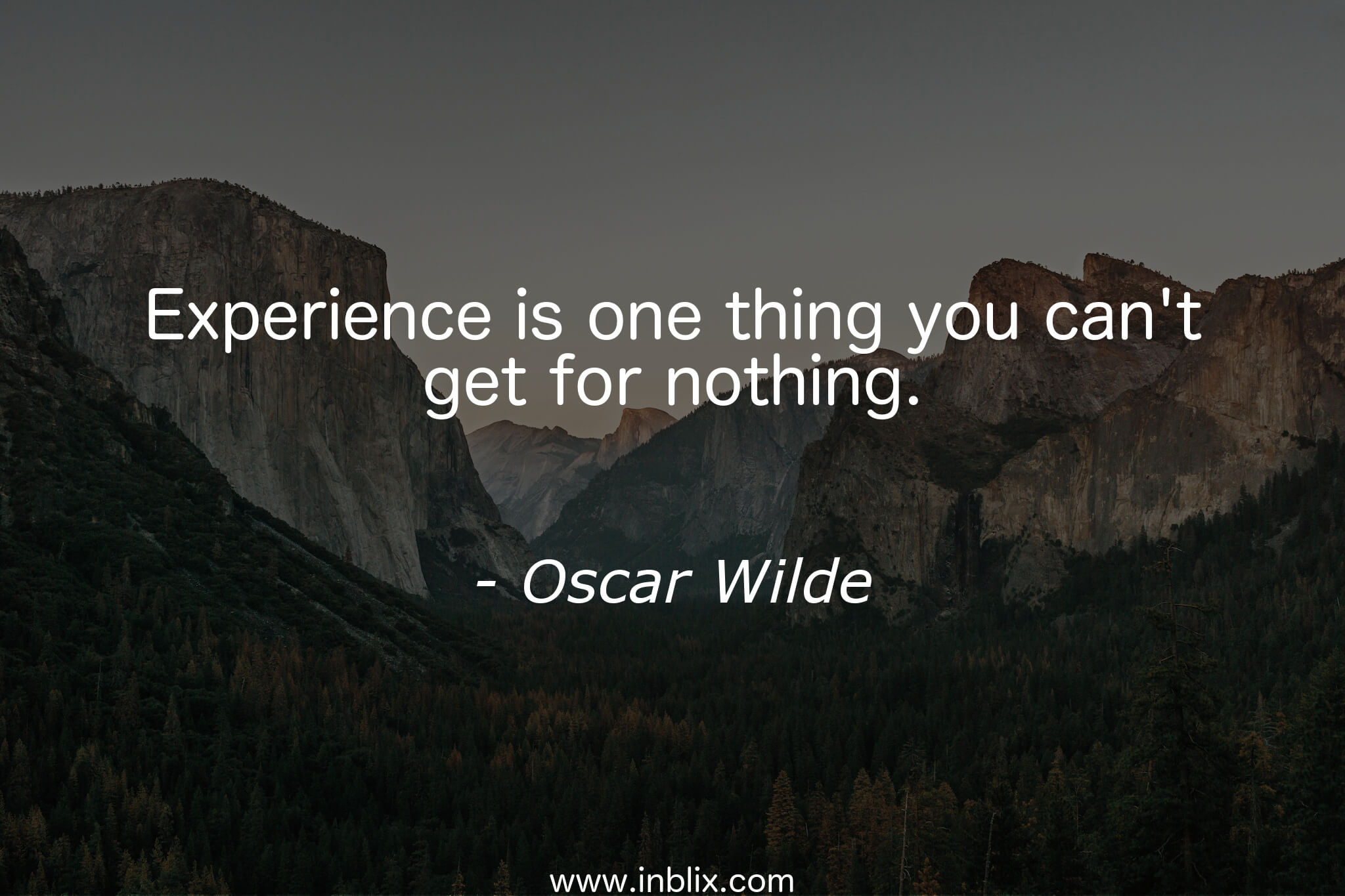 Experience Is One Thing You Can T Get For Nothing - Yosemite National Park, Yosemite Valley - HD Wallpaper 