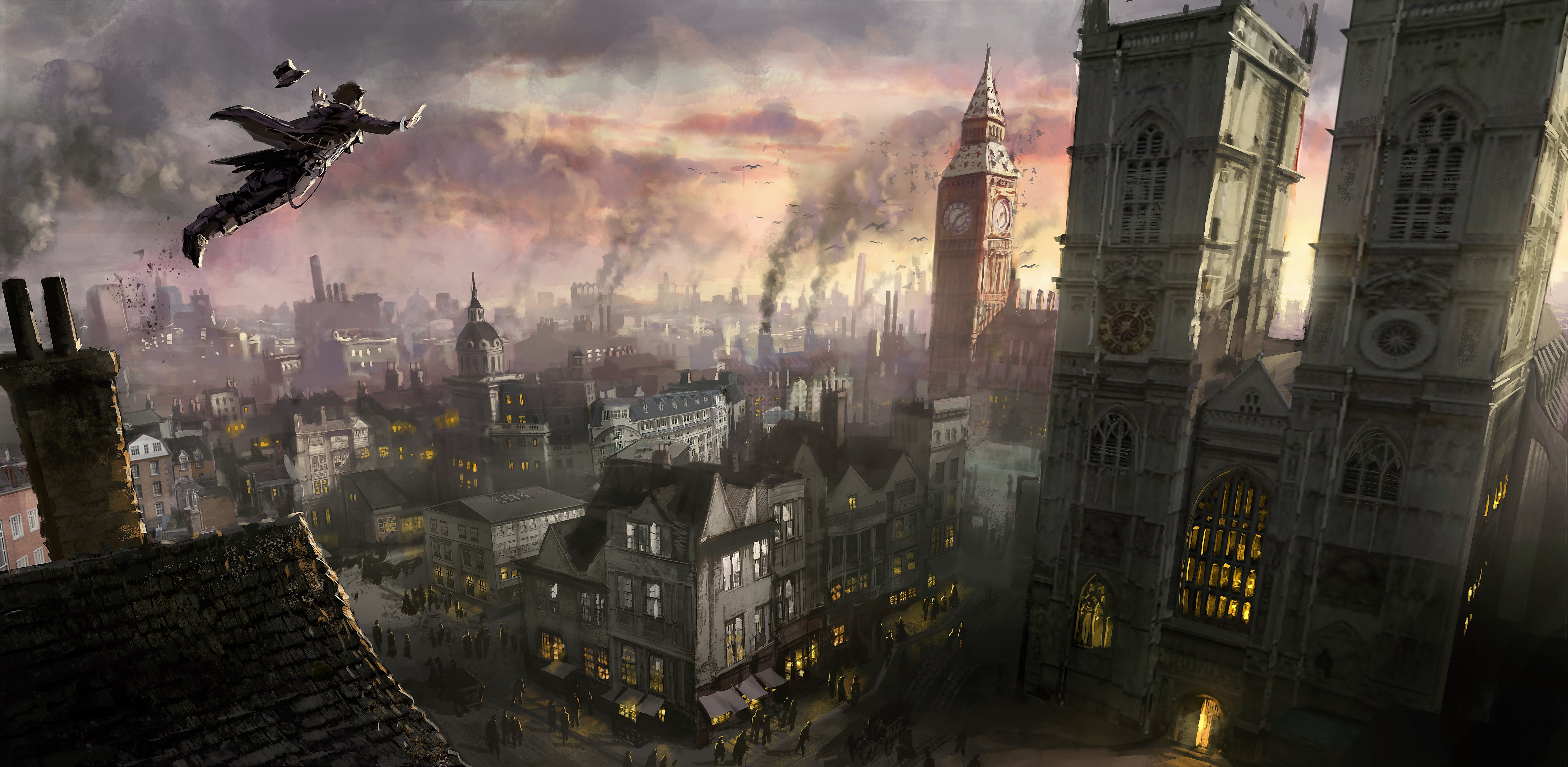 Assassin Creed Syndicate Background - HD Wallpaper 