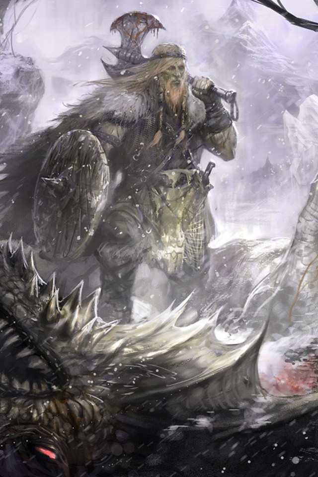 Viking Warrior Wallpaper Iphone - HD Wallpaper 