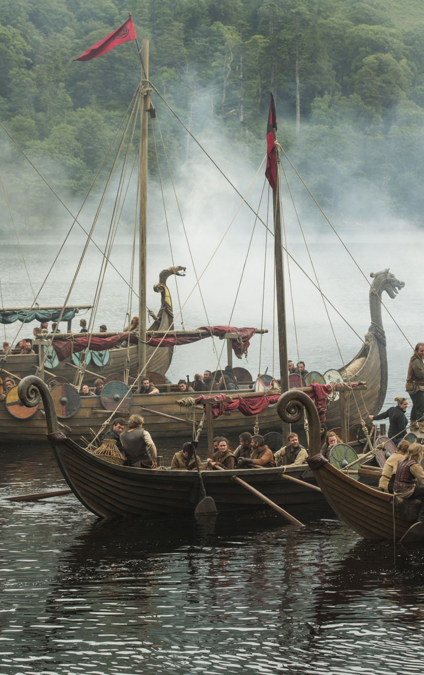 Vikings, Boats, Tv Series, Sailing, 2018, Wallpaper - HD Wallpaper 