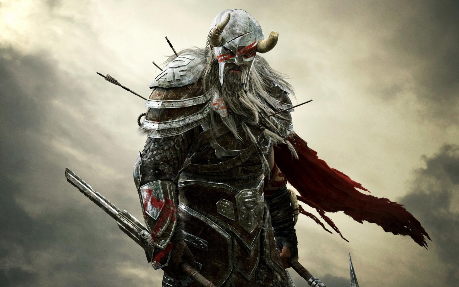 Elder Scrolls Viking - HD Wallpaper 