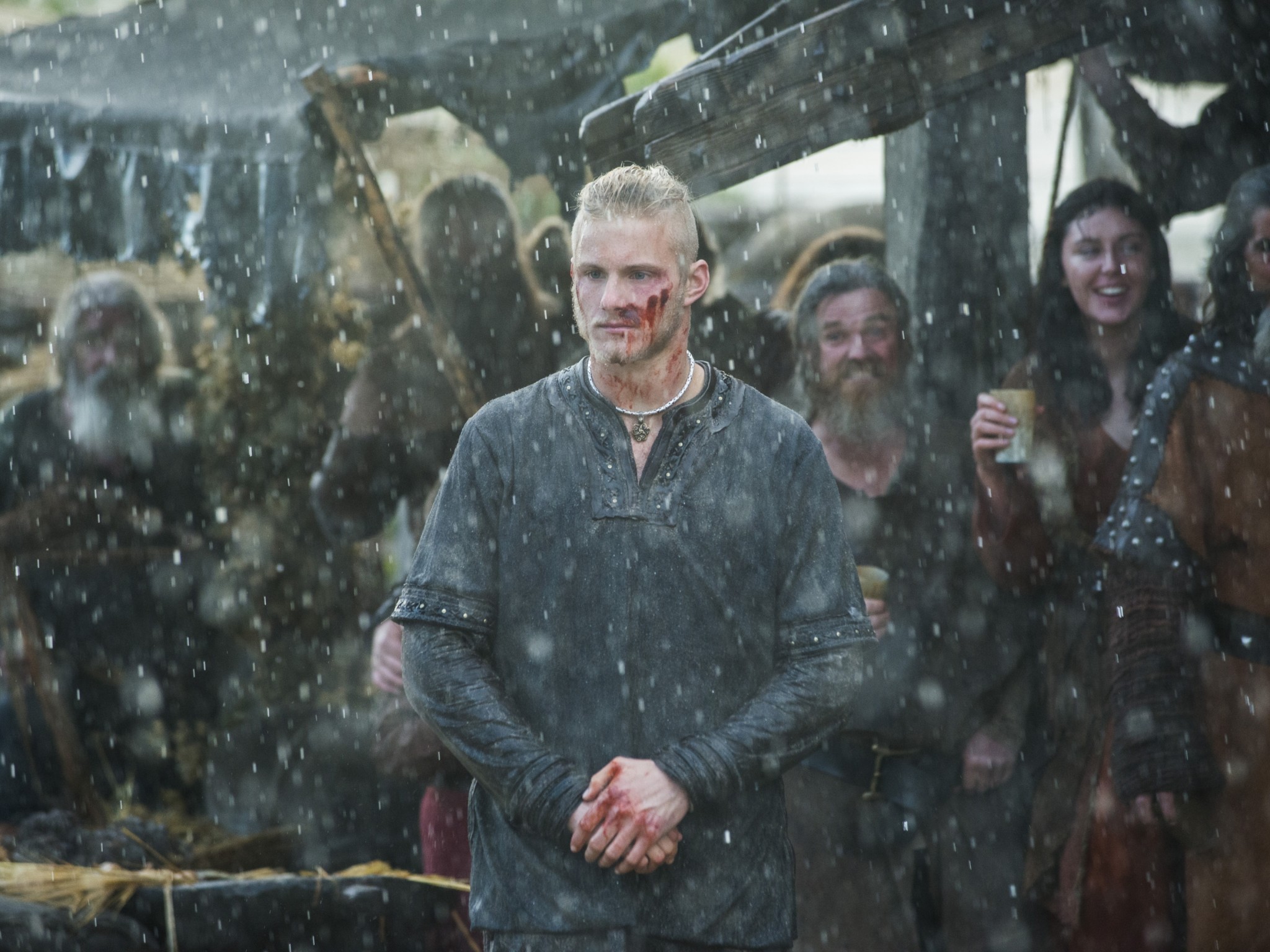 Vikings, Alexander Ludwig, Bjorn Lothbrok, Tv Series - Bjorn Ironside Wallpaper Hd - HD Wallpaper 