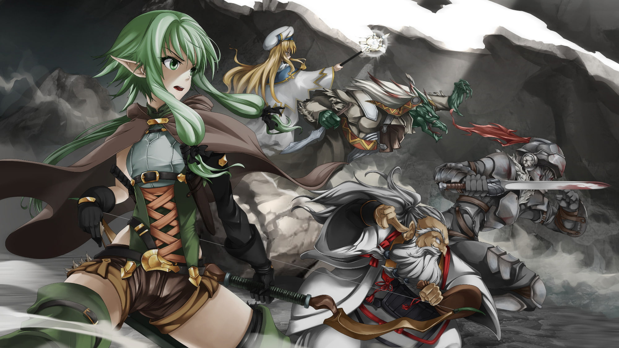 Goblin Slayer High Elf Archer - HD Wallpaper 