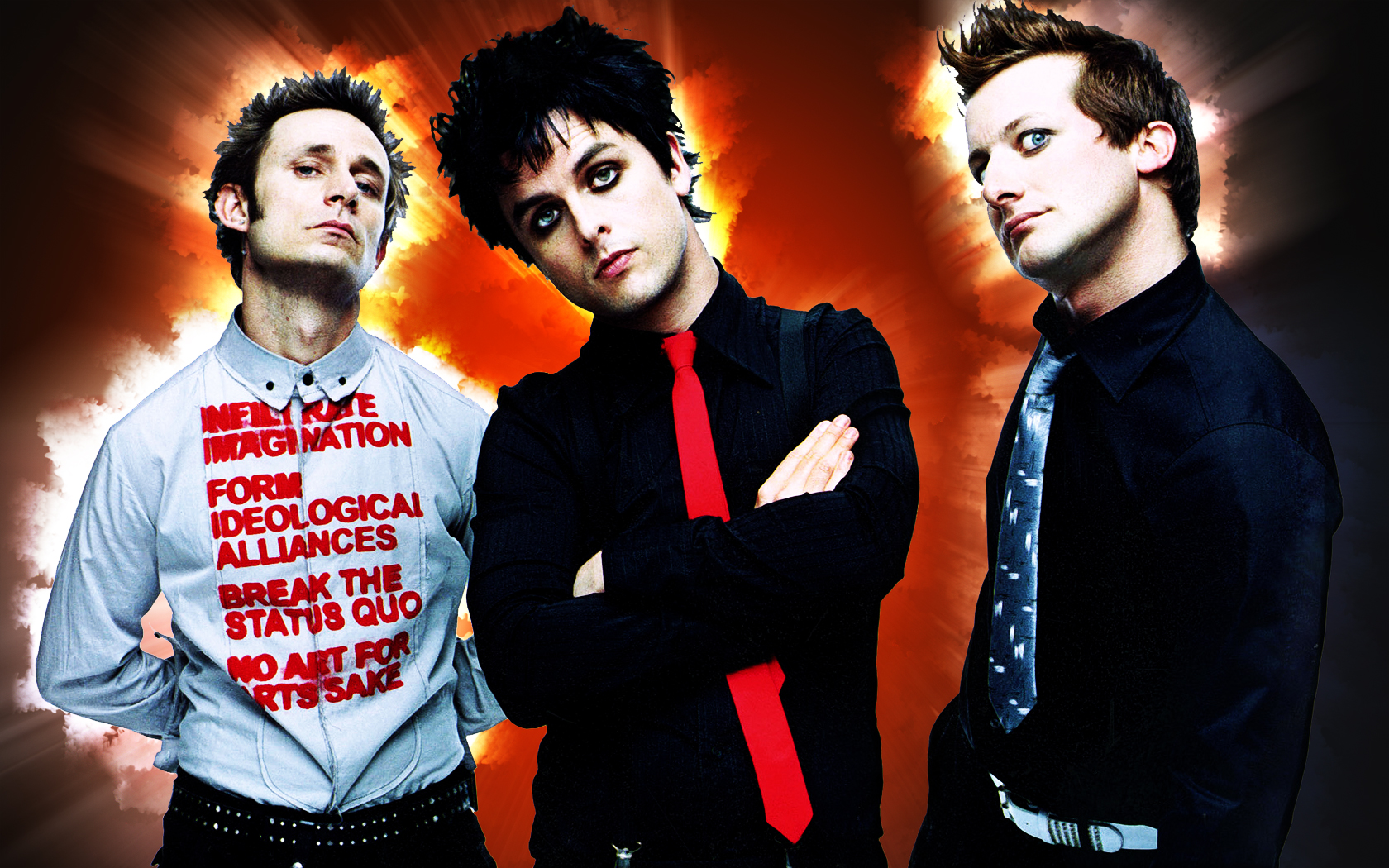 Green Day Band - HD Wallpaper 