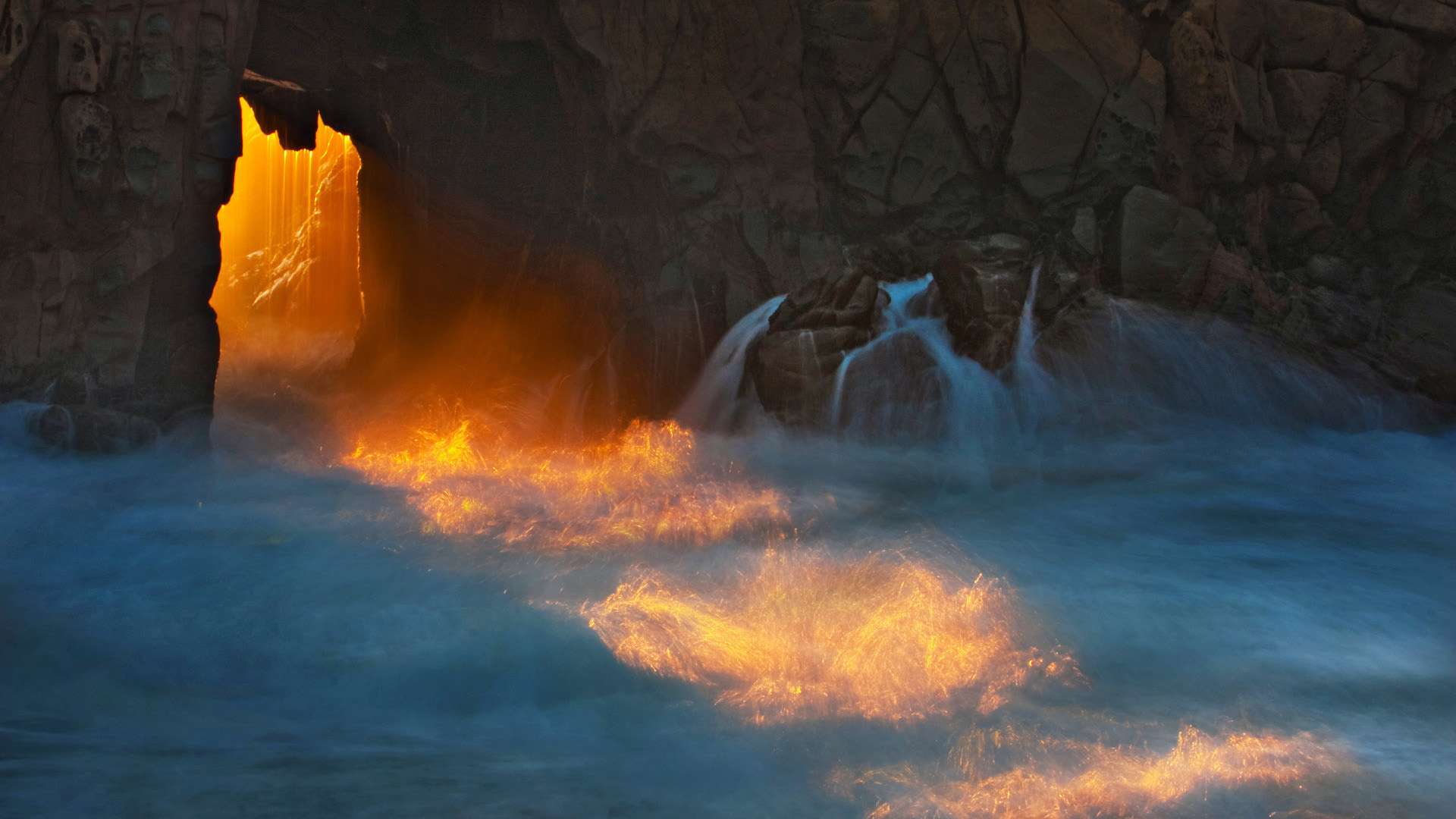 Pfeiffer Beach California Hd Wallpaper - HD Wallpaper 