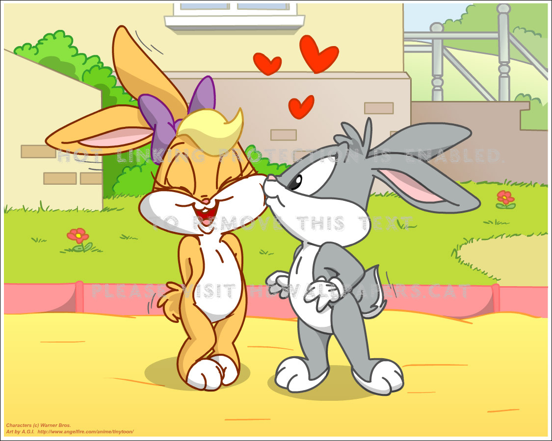 Bugs Bunny And Lola Tiny Baby Looney Tunes - Bugs Bunny Y Lola Bunny Baby - HD Wallpaper 