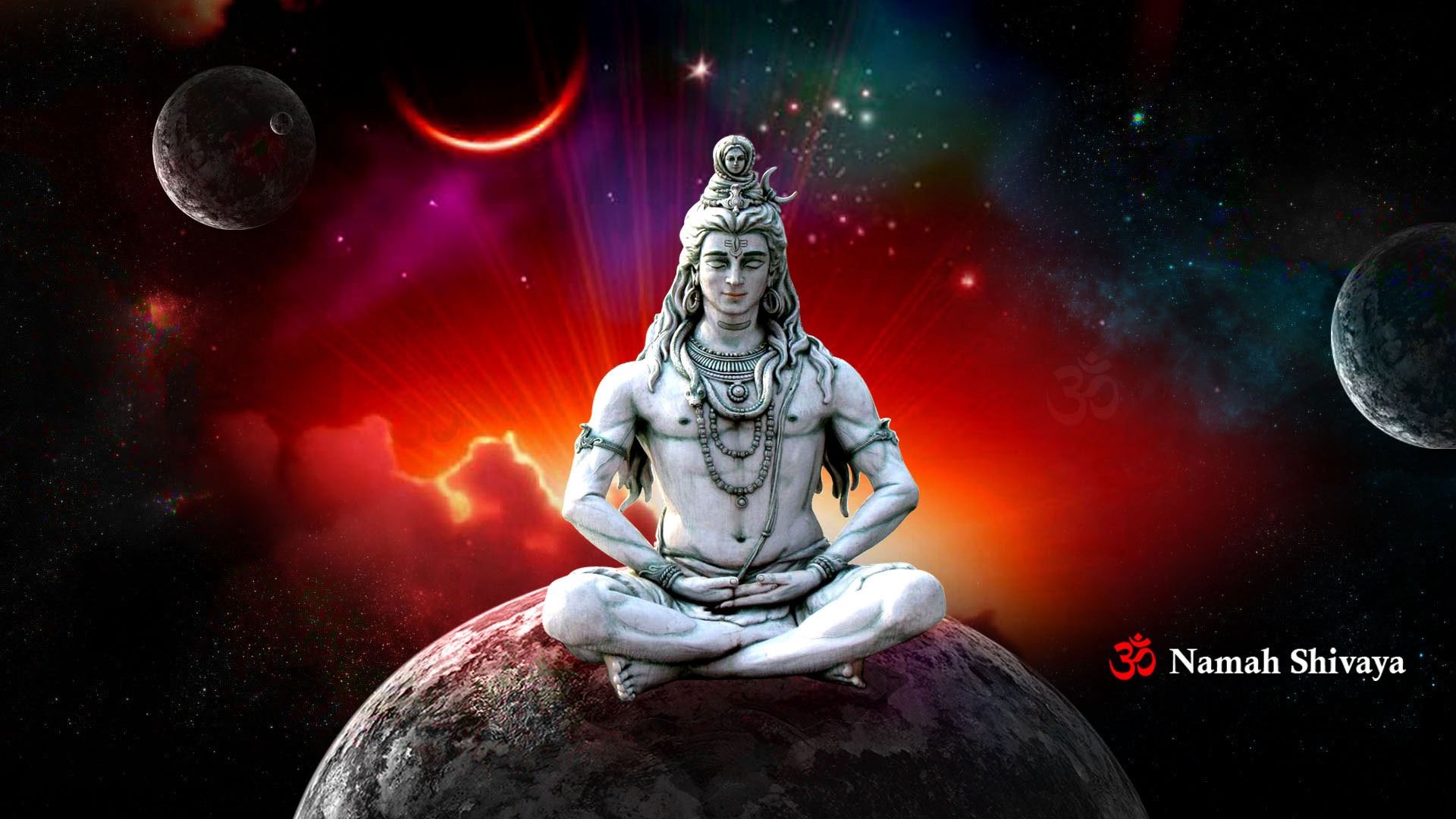 Lord Shiva In Rudra Avatar Animated Wallpapers 
 Data - Lord Shiva In Meditation - HD Wallpaper 