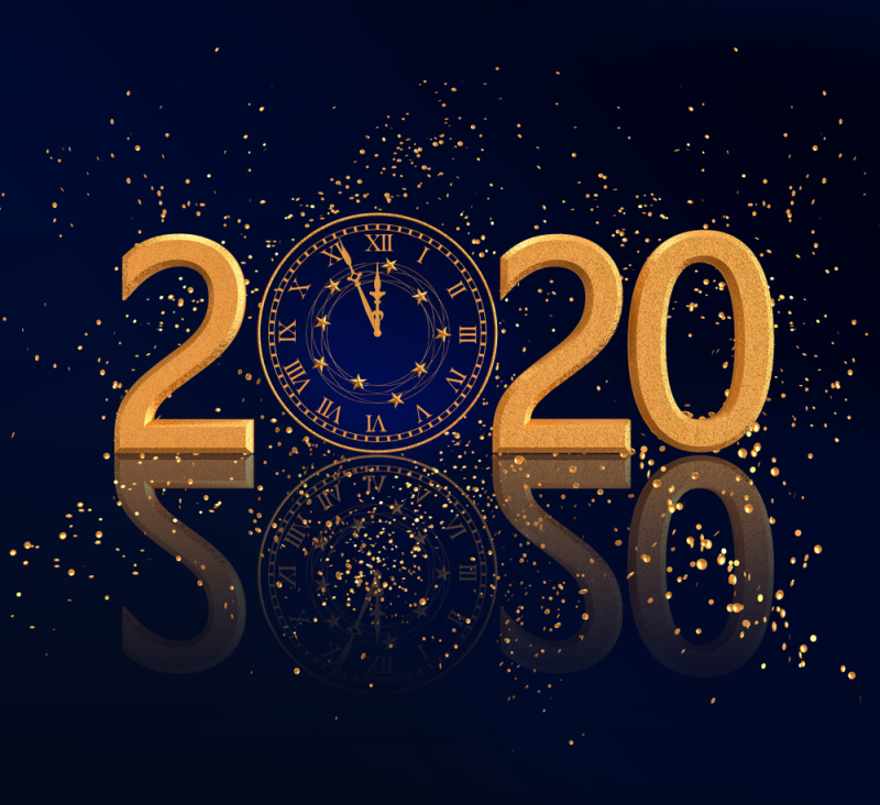 Happy New Year 2020 Best - HD Wallpaper 