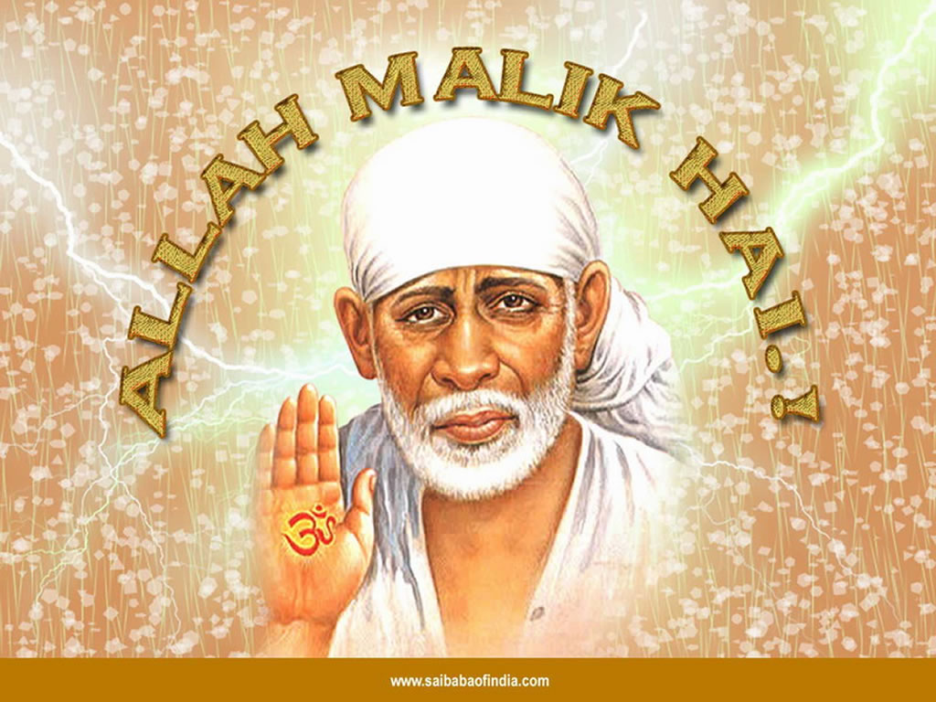 Allah Malik Hai Sai Baba - HD Wallpaper 