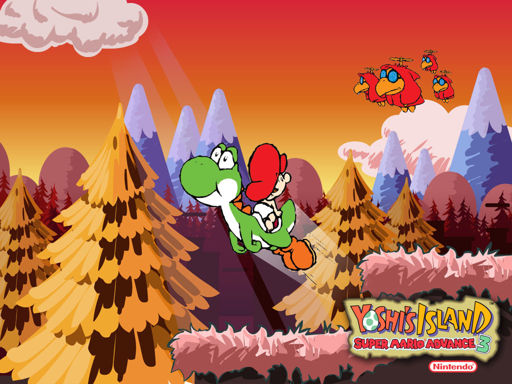 Super Mario Advance - Super Mario World 2 Yoshi's Island Drawings - HD Wallpaper 