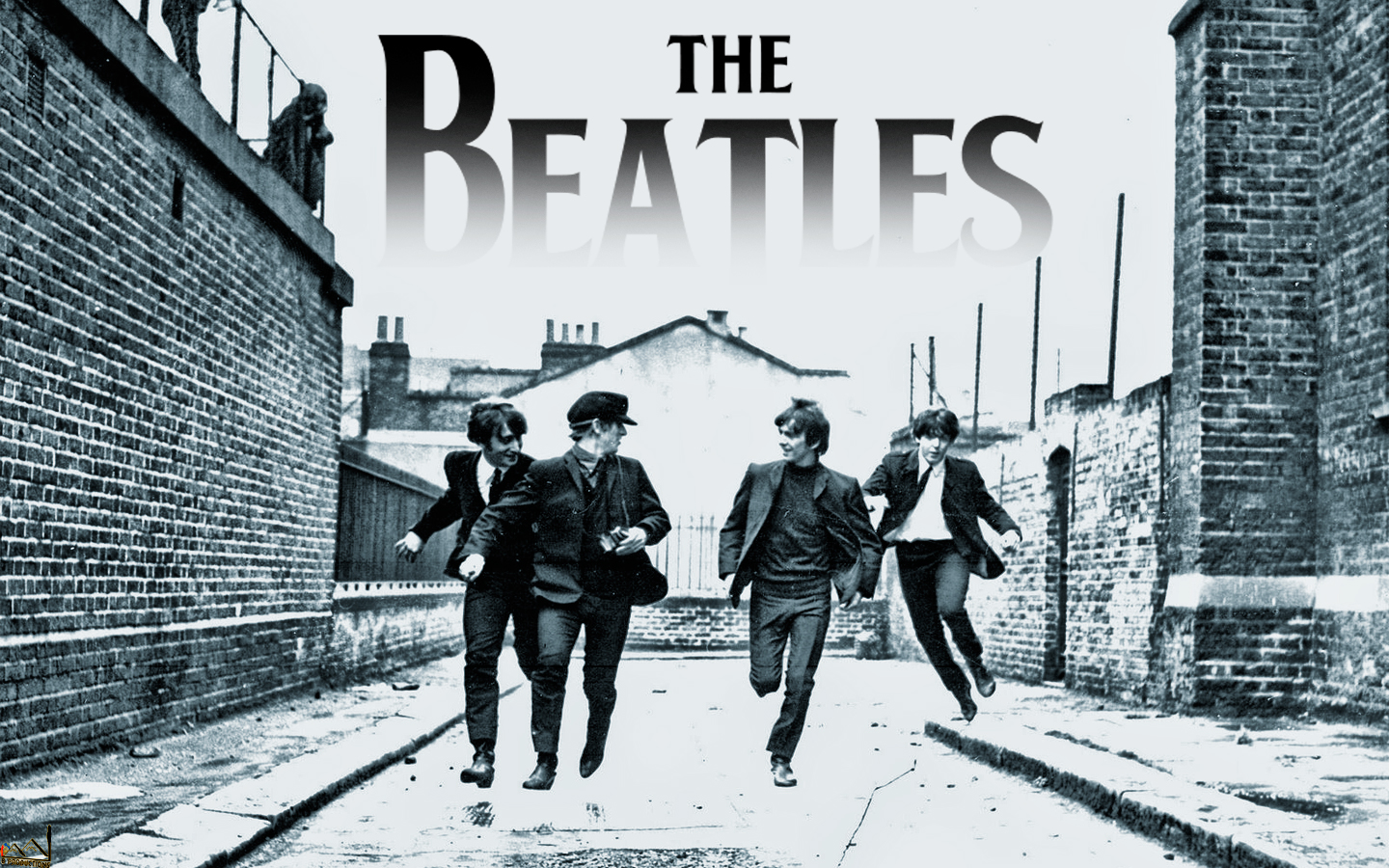 The Beatles Hd Desktop Wallpaper High Definition Mobile - Beatles Running Hard Days Night - HD Wallpaper 