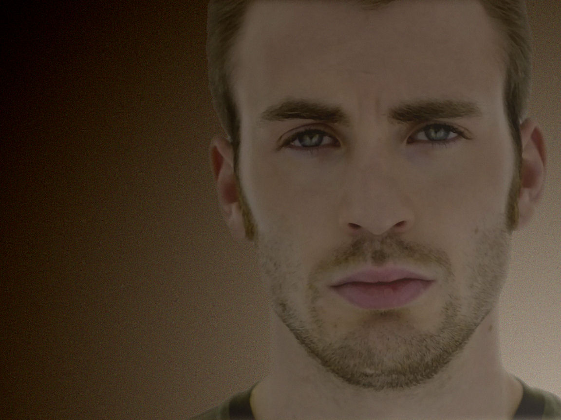 Chris Evans Wallpaper - Captain America Buzz Cut - HD Wallpaper 