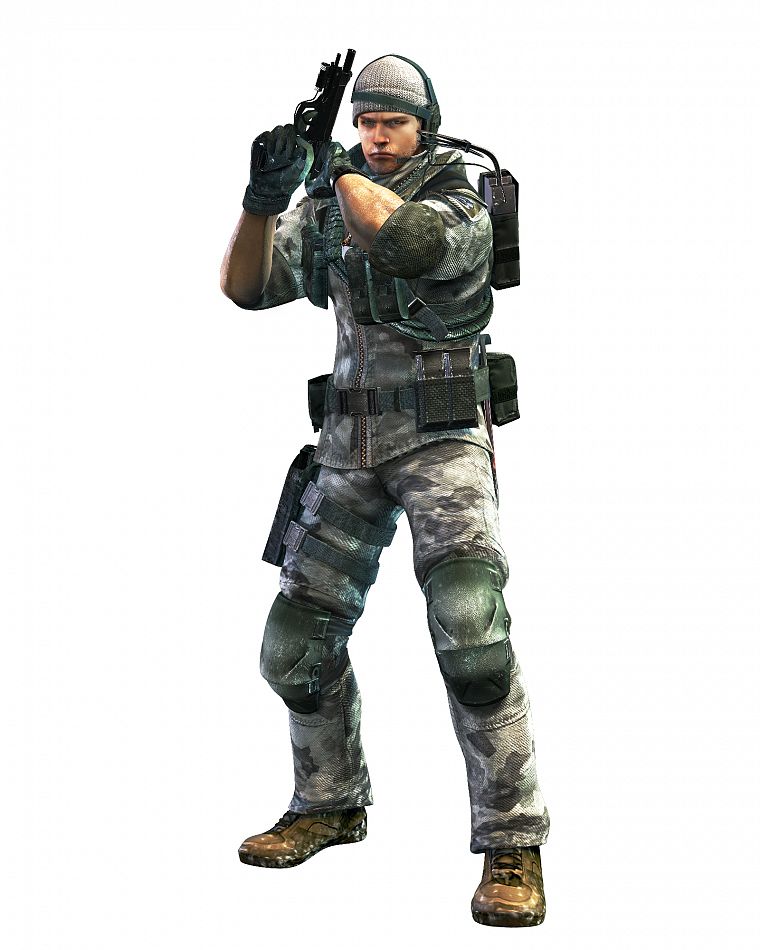 Resident Evil Revelations Chris Redfield - HD Wallpaper 