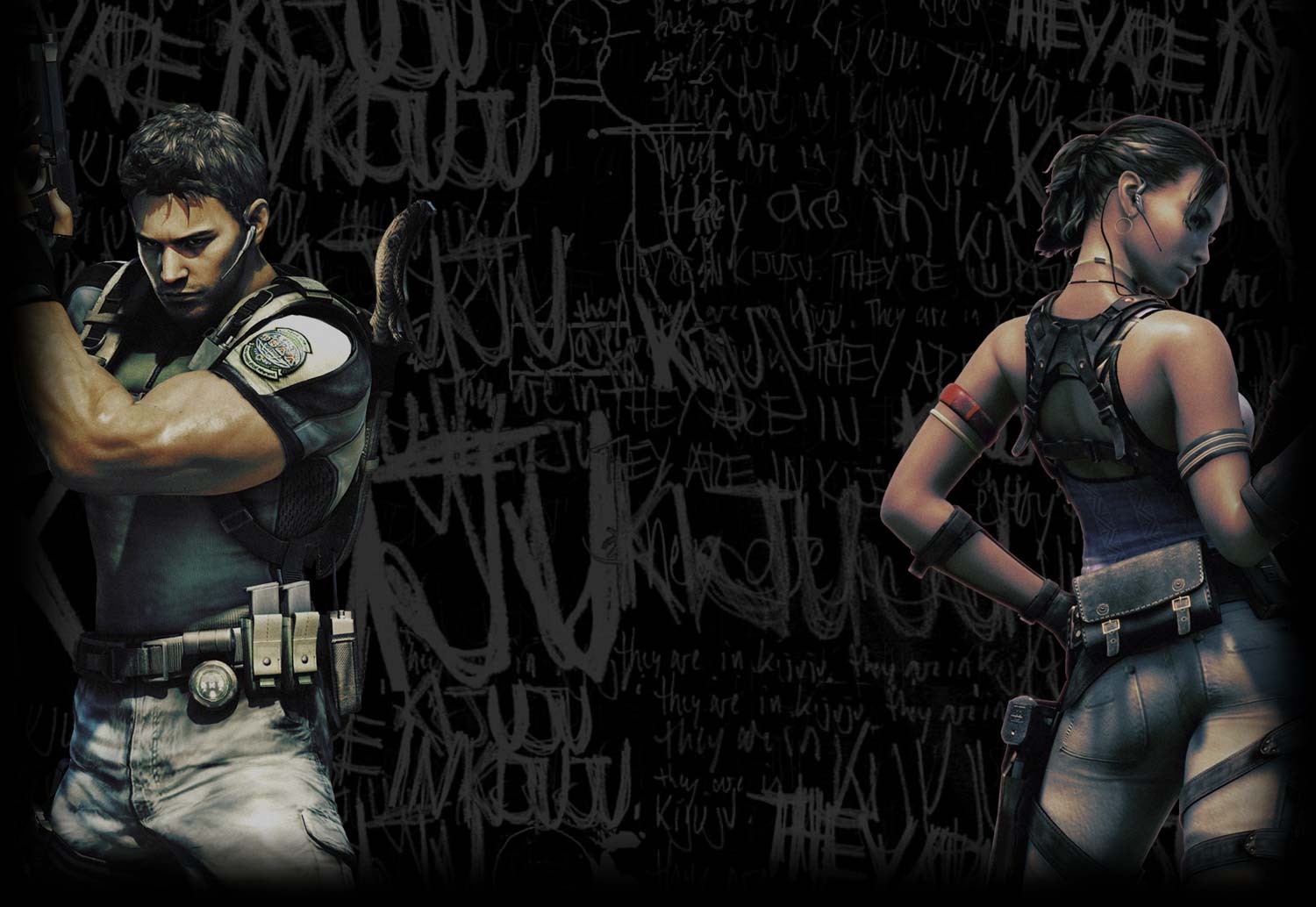 Resident Evil 5 Capcom Action Horror Game - Chris Redfield T Shirt - HD Wallpaper 