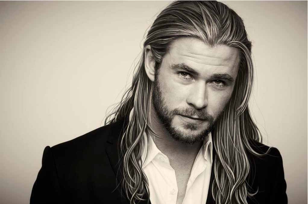 Hollywood Actor Long Hair - 1022x677 Wallpaper 