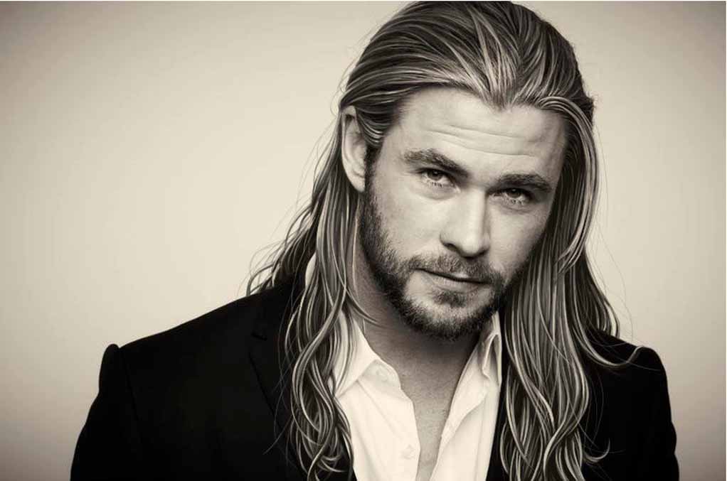 Hollywood Actor Long Hair - HD Wallpaper 