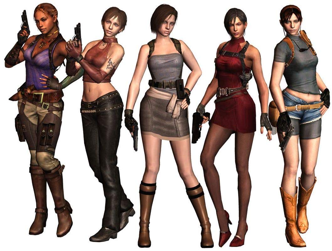 Resident Evil Personajes Femeninos - HD Wallpaper 