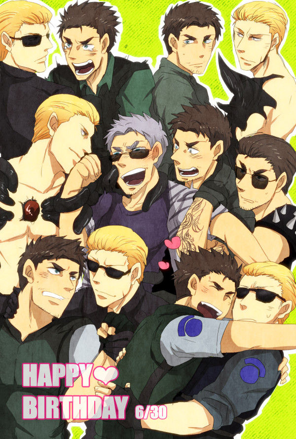 Anime, Resident Evil, Albert Wesker, Chris Redfield, - Albert Wesker And Chris - HD Wallpaper 