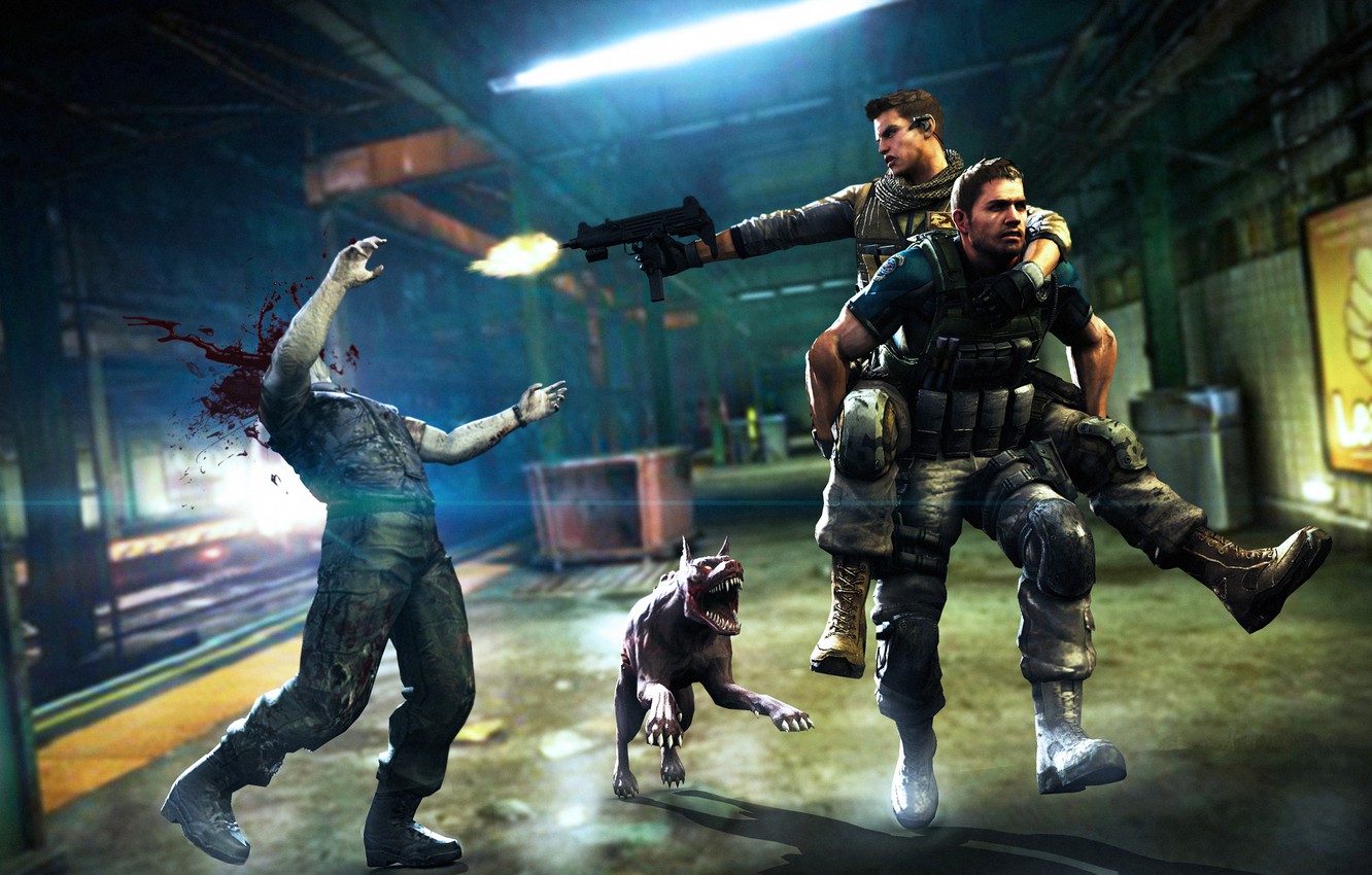 Photo Wallpaper Biohazard Soldier Resident Evil Resident Evil 6 Chris Piers 1332x850 Wallpaper Teahub Io