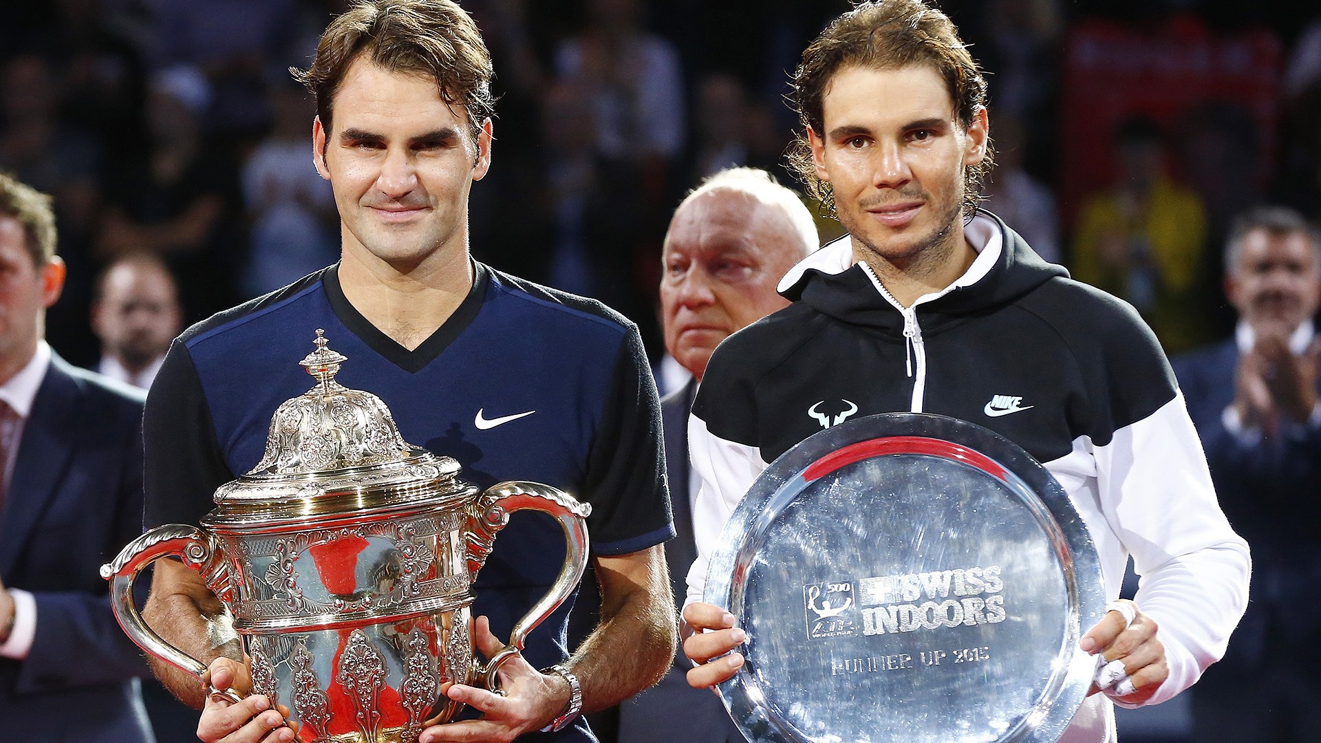 Roger Federer Beats Nadal - HD Wallpaper 