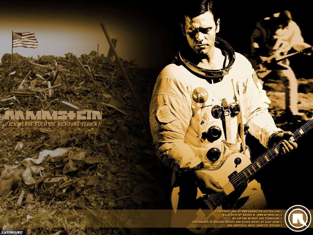Desktop Wallpapers Free Rammstein - Richard Kruspe Guitar - HD Wallpaper 