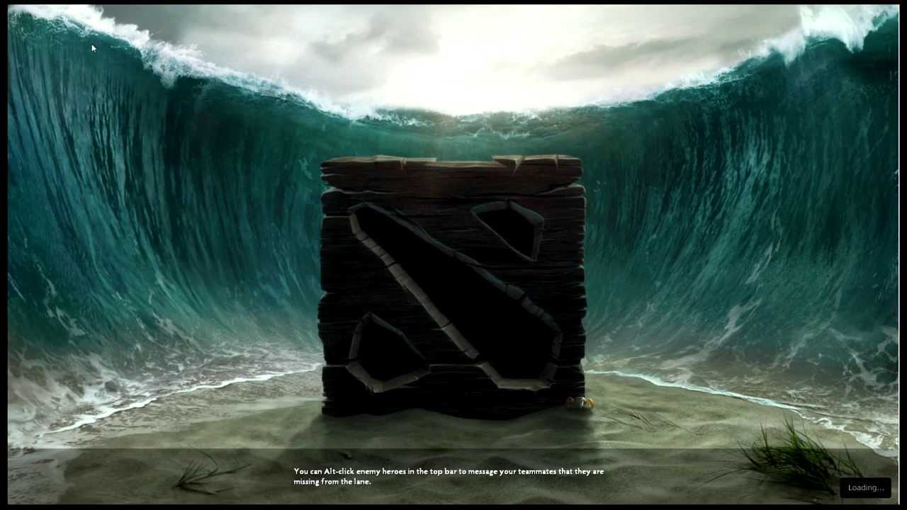 Dota 2 Logo Loading Screens - HD Wallpaper 