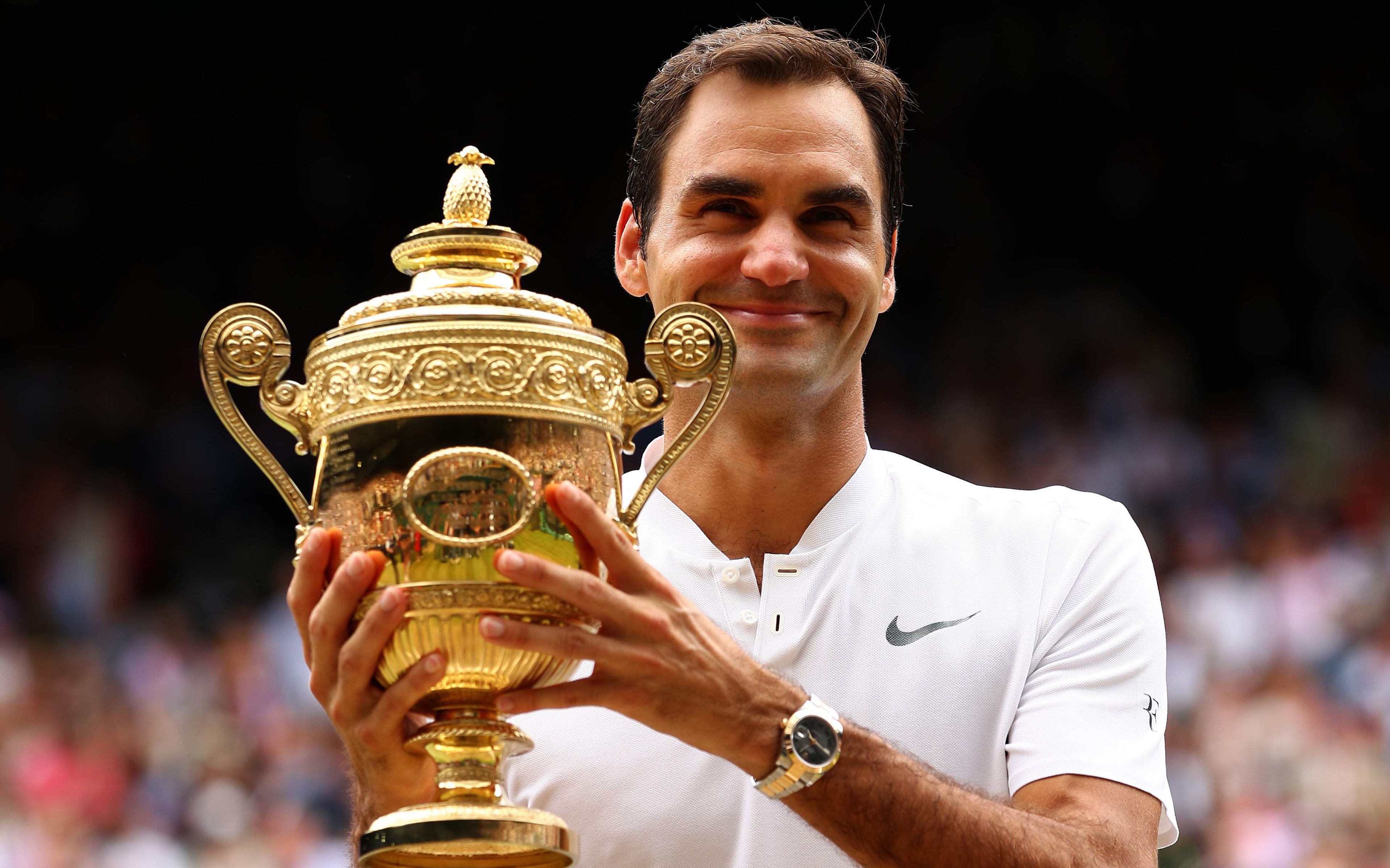 Roger Federer, Atp, Swiss Tennis Player, Association - Roger Federer Wimbledon Win - HD Wallpaper 