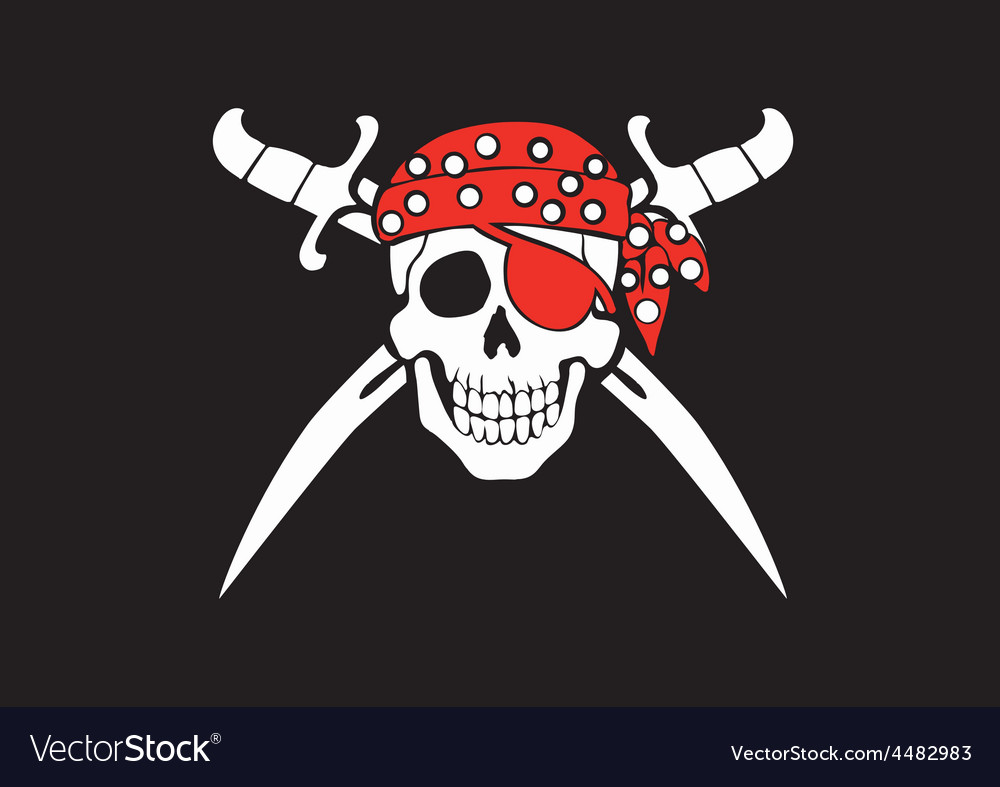 Jolly Roger Pirates Flag - HD Wallpaper 