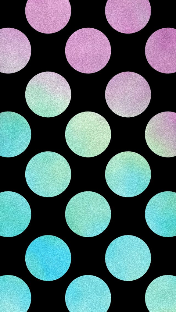 Black, Blue, And Gradient Image - Polka Dots Light Colors - HD Wallpaper 