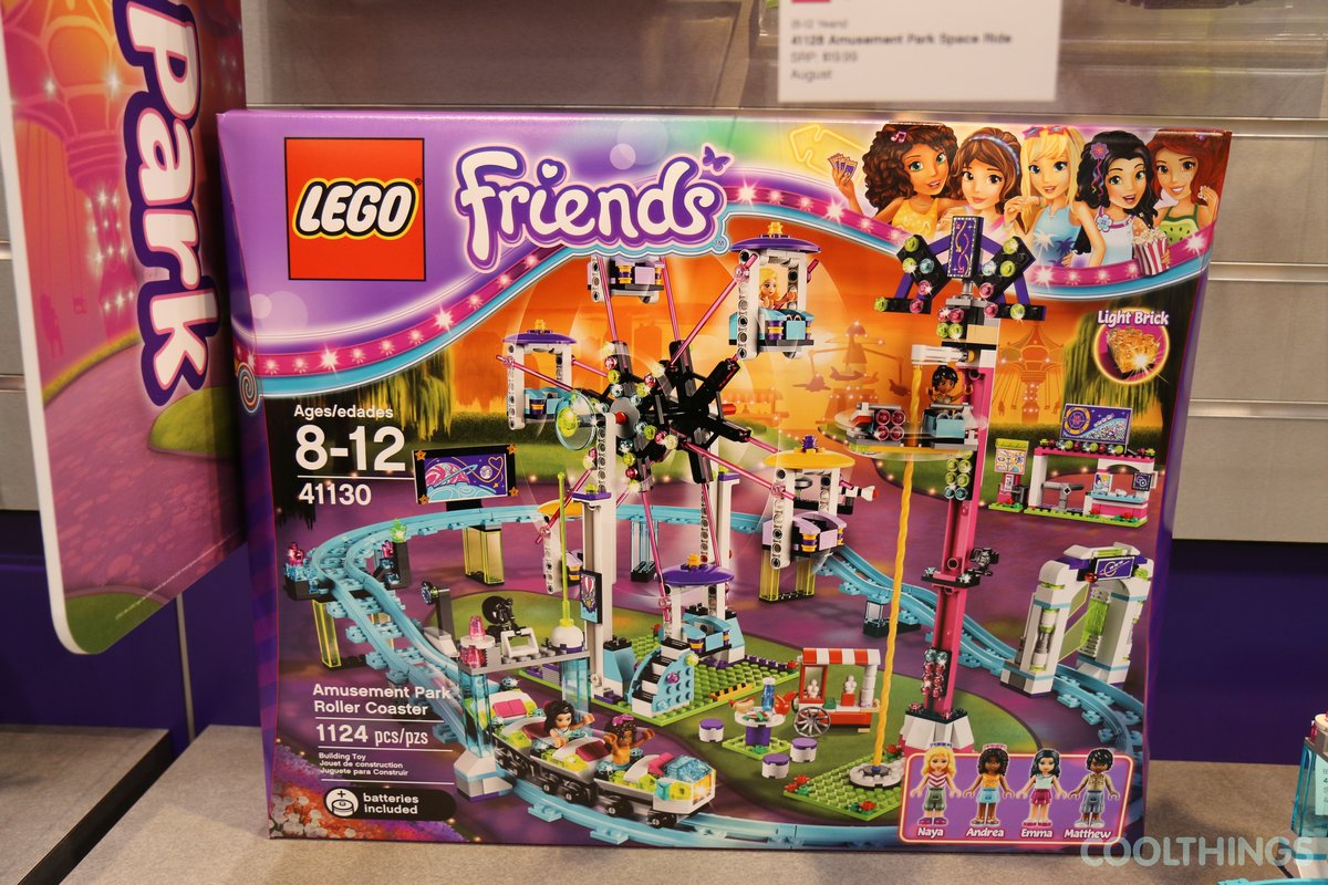 Lego Friends Set 41130 Amusement Park Roller Coaster - Lego Friends Set 41130 - HD Wallpaper 